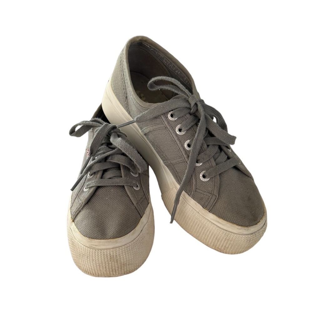 Superga 2740 Platform Sneakers, Grey, size 6